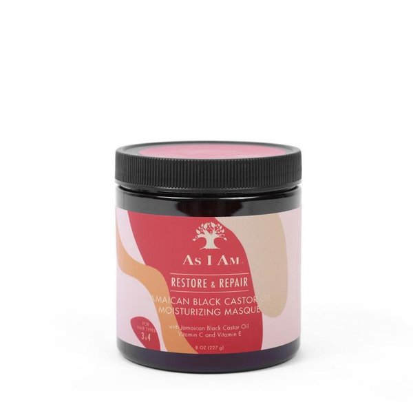 Овлажняваща маска от черно рициново масло от Ямайка As I Am JBCO Moisturizing Masque, 227 г — снимка на продукта от As I Am