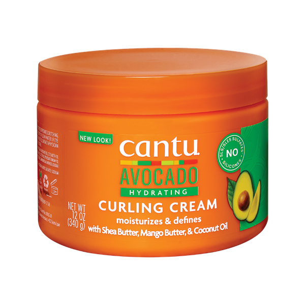 Снимка на Хидратиращ крем за къдрици с авокадо Cantu Avocado Hydrating Curling Cream, 340гр, Cantu, цена 14.06 лв