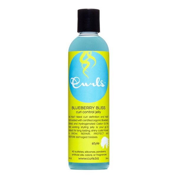 Желе за еластични и пружиниращи къдрици Curls Blueberry Bliss Curl Control Jelly, 236мл от Curls — продуктова снимка